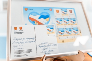 Новини Вінниці / У Вінниці погасили марку, присвячену місту Кельце. Наступну зроблять на честь литовського Паневежиса