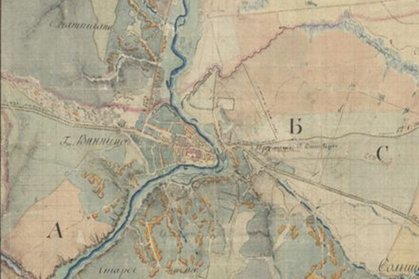 Новини Вінниці / Карта Вінниці 1802 року. Що нового можна дізнатися про місто?