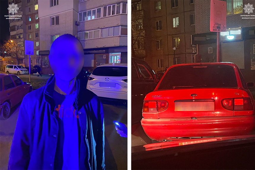 Новини Вінниці / «Синя людина»: у Вінниці патрульні зупинили автівку, кермвальника якої позбавлено водійських прав через сп’яніння