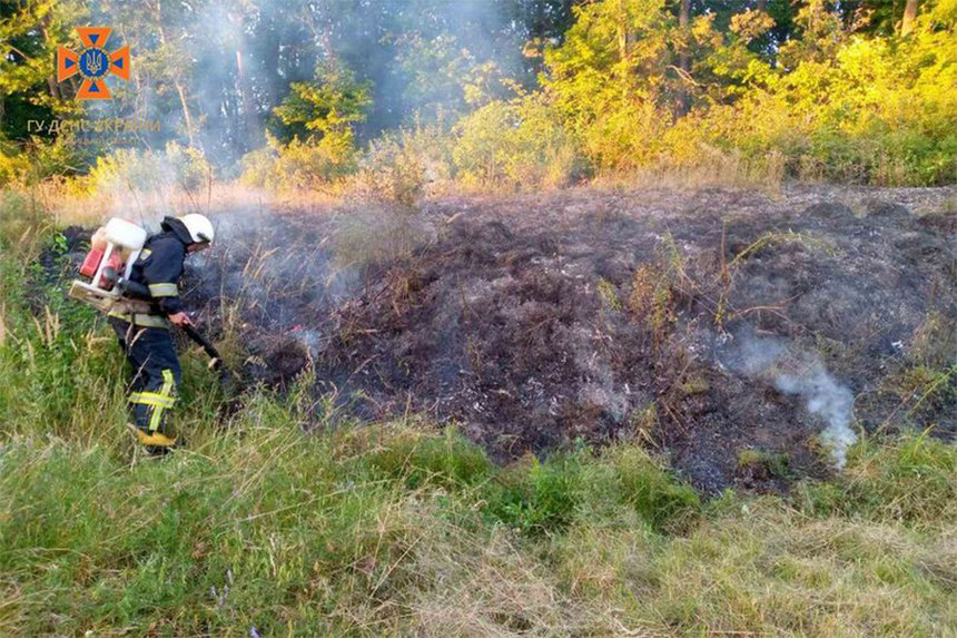 Новини Вінниці / На Вінниччині горіло поле площею 1,5 га