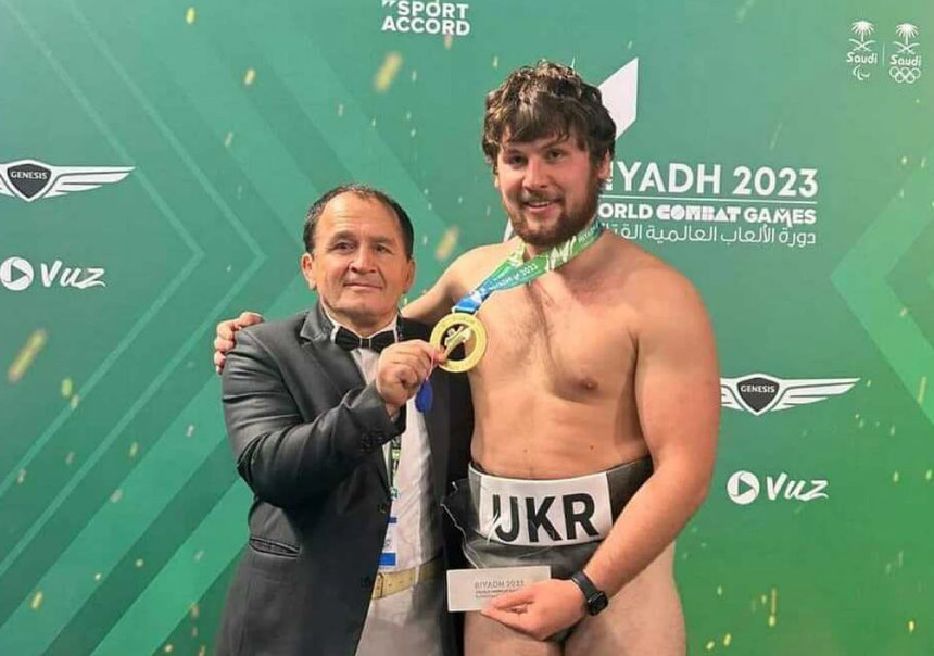 Новини Вінниці / Вінничанин Важа Даіаурі здобув «золото» на III Всесвітніх іграх із єдиноборств