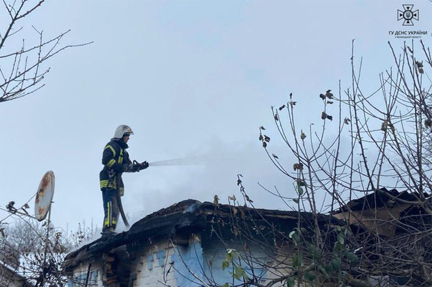 Новини Вінниці / На Вінниччині внаслідок пожежі загинув чоловік