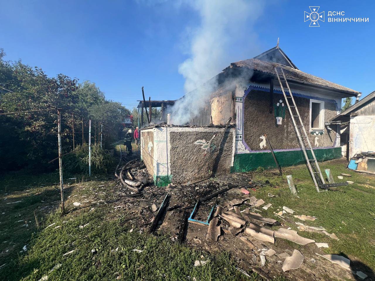 Новини Вінниці / У Хмільницькому районі під час пожежі постраждав 69-річний чоловік