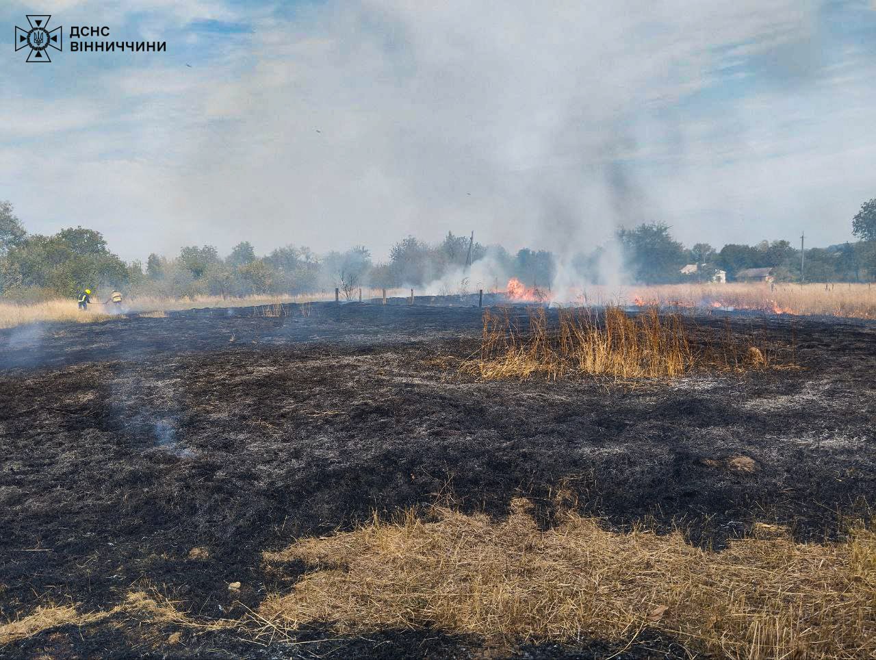 Новини Вінниці / На Вінниччині рятувальники за добу ліквідували 43 пожежі