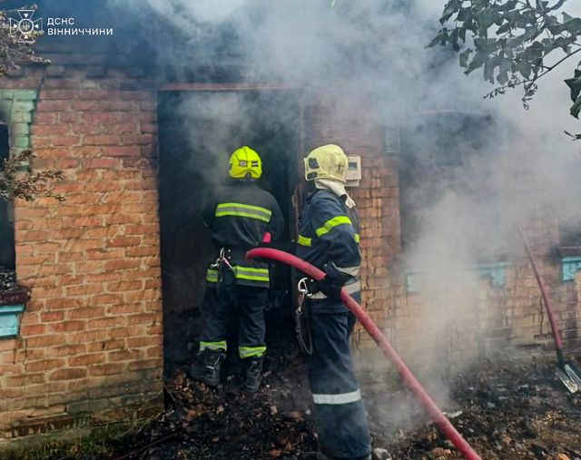 Новини Вінниці / Пожежа на Вінниччині забрала життя чоловіка