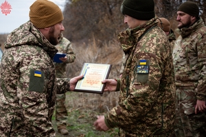 Новини Вінниці / Сержантів «Червоної Калини» привітали зі святом, вручили нагороди та цінні подарунки