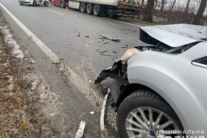 Новини Вінниці / На автодорозі Немирів - Вінниця сталася ДТП, у якому травмувались двоє дорослих і дитина