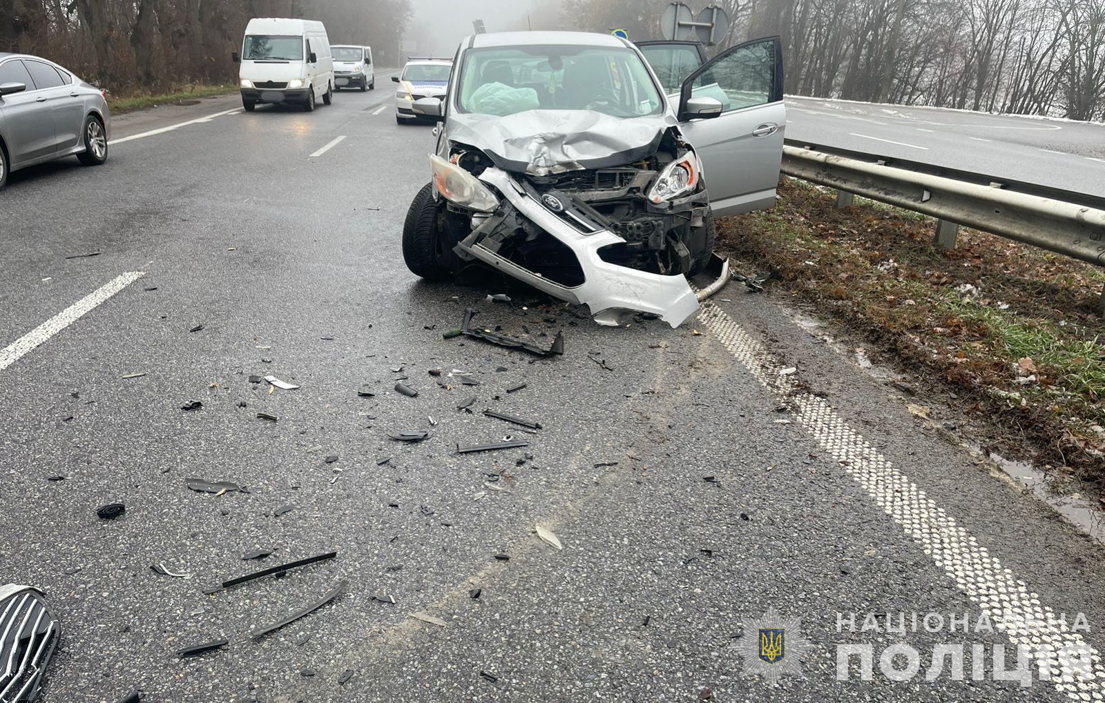 Новини Вінниці / На автодорозі Немирів - Вінниця сталася ДТП, у якому травмувались двоє дорослих і дитина