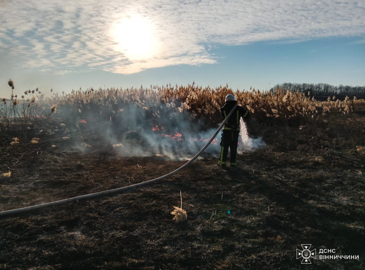 Новини Вінниці / На Вінниччині сталось 20 пожеж на відкритих територіях