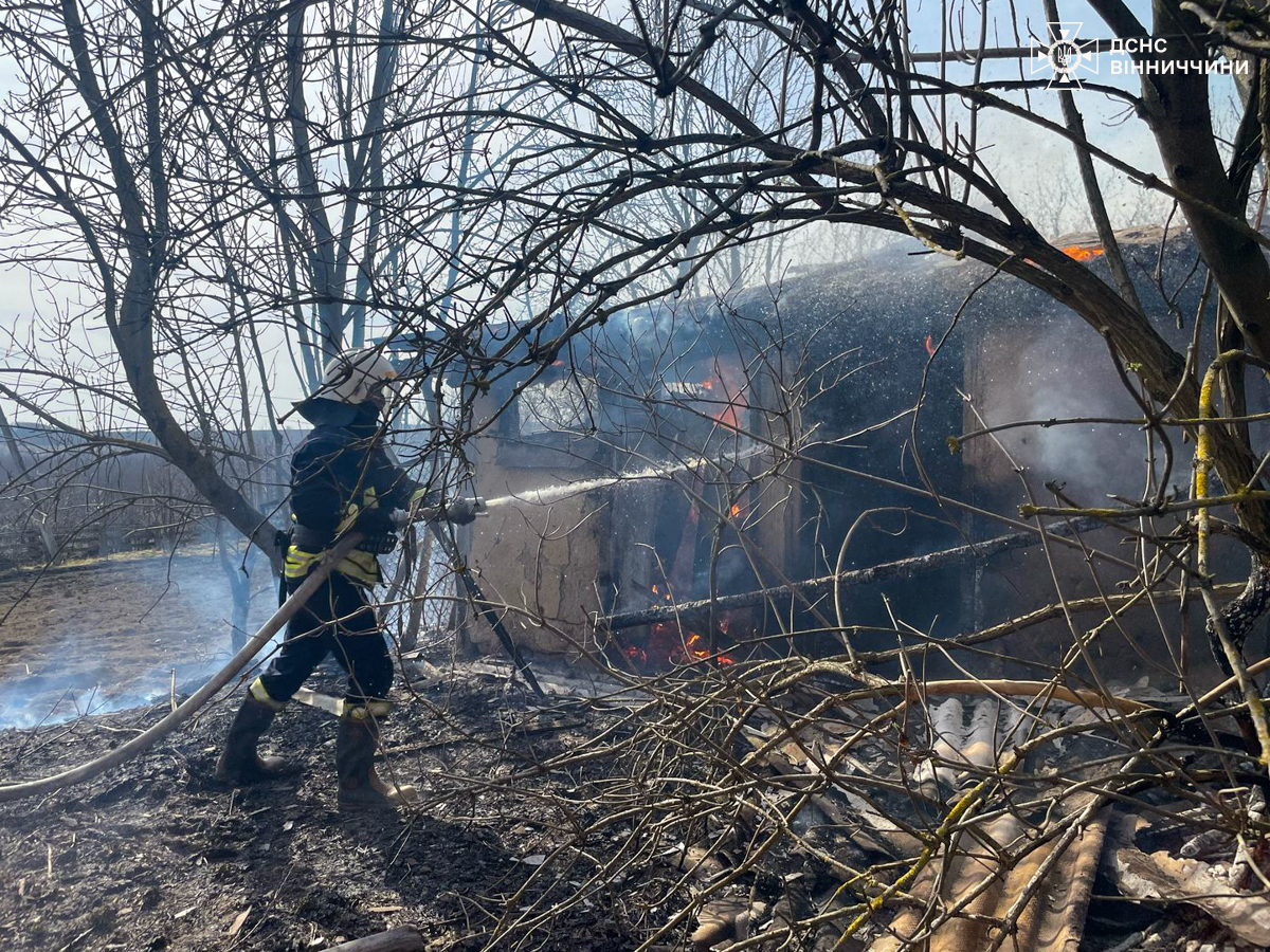 Пожежі на Вінниччині.