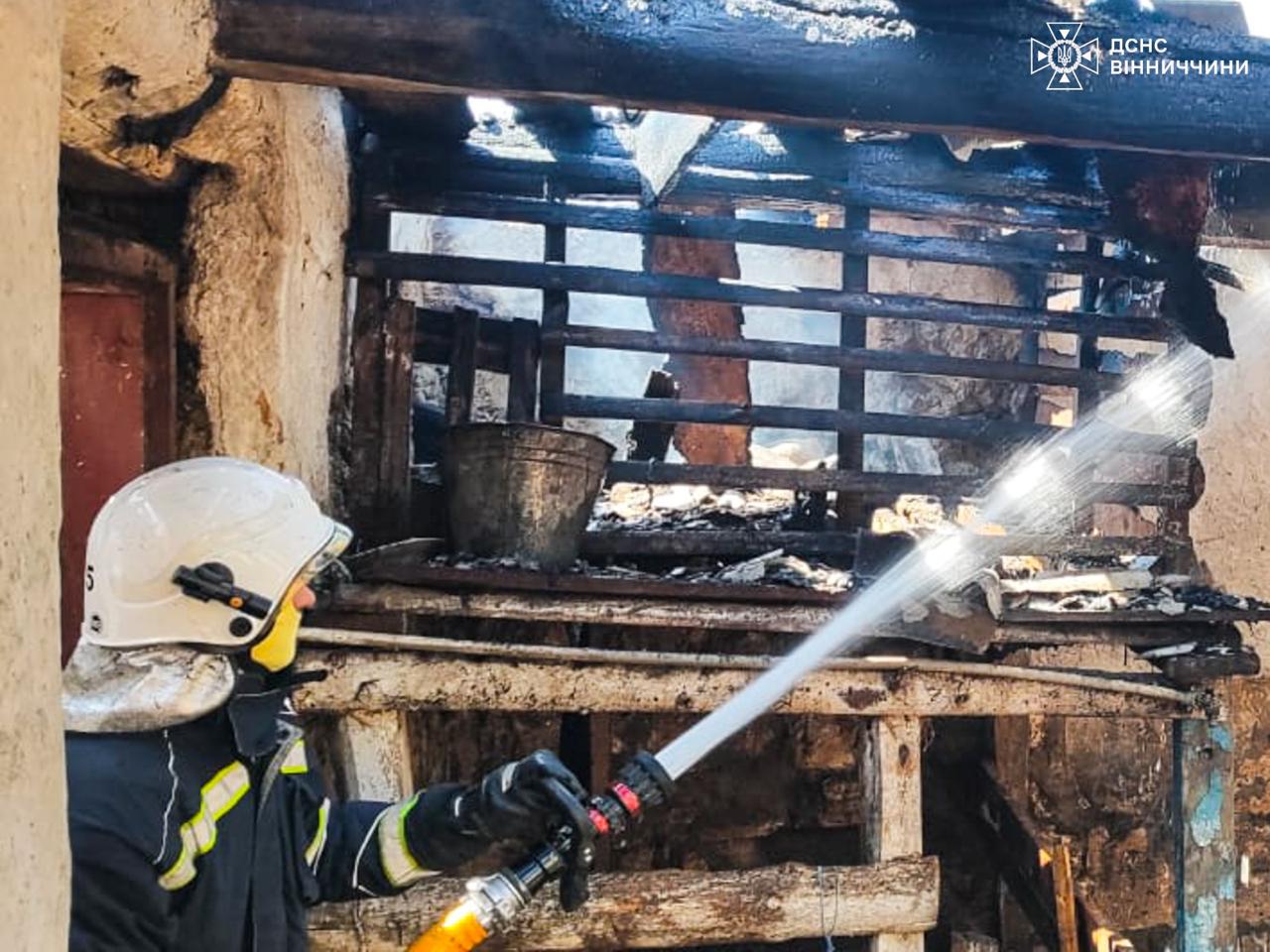 Новини Вінниці / 18 пожеж за добу: на Вінниччині у власному будинку загинув 42-річний чоловік