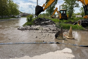 Новини Вінниці / На магістральному водогоні у Вінниці сталась аварія