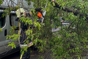 Новини Вінниці / На Вінниччині рятувальники відкачували воду із затоплених будівель та прибирали повалені дерева