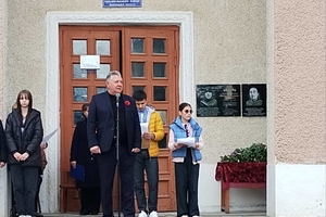 Новини Вінниці / Навіки в пам'яті: трьом полеглим захисникам Томашпільської громади відкрили меморіальні дошки 