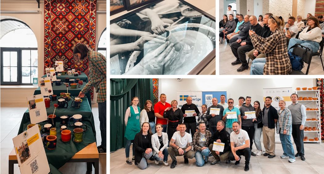 «Гончарство в темряві»: у Вінниці відкрили виставку робіт ветеранів, які втратили зір на війні / Новости Винницы и области / Інформаційний портал На Париже Новини Вінниці / «Гончарство в темряві»: у Вінниці відкрили виставку робіт ветеранів, які втратили зір на війні