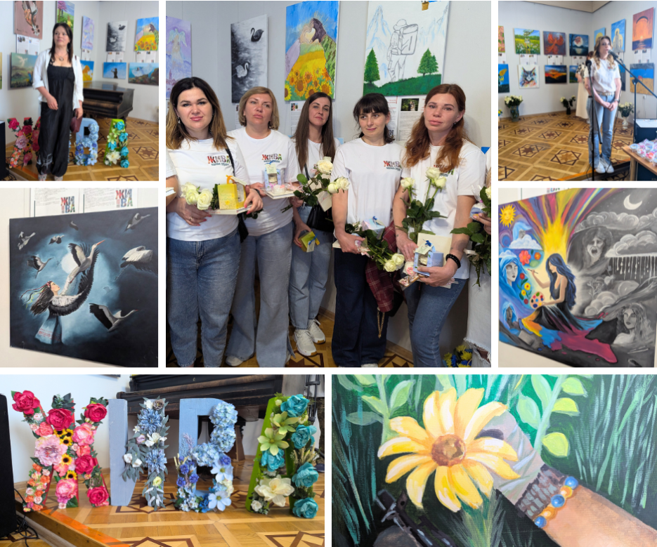 Новини Вінниці / У Вінниці представили 70 історій любові й втрати, написаних на картинах жінками загиблих Героїв