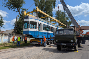 Новини Вінниці / Вінниця отримала черговий трамвай Tram-2000 зі Швейцарії