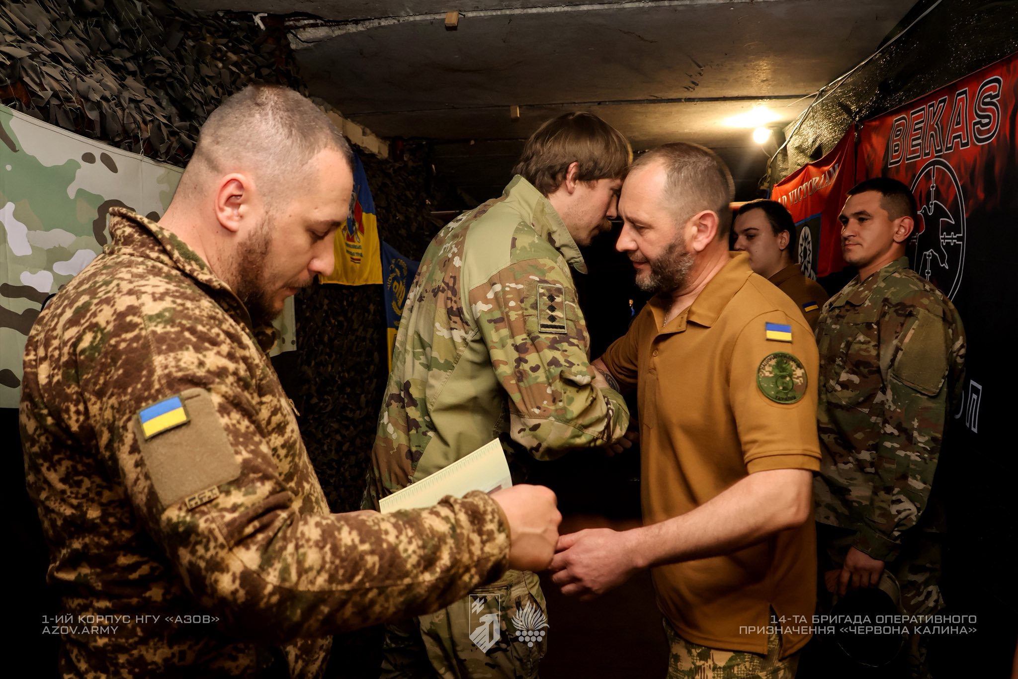 Новини Вінниці / З нагоди створення військової частини нагородили бійців бригади «Червона Калина», які оюють на Покровському напрямку 