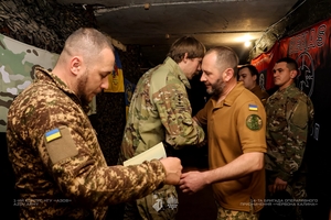 Новини Вінниці / З нагоди створення військової частини нагородили бійців бригади «Червона Калина», які оюють на Покровському напрямку 