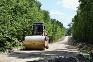 Новини Вінниці / На Вінниччині через ліс будують нову дорогу