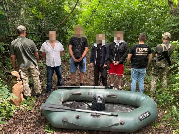 Новини Вінниці / На Вінниччині прикордонники затримали групу «водних туристів»