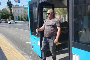 Новини Вінниці / У Вінниці ветеранів долучили до додаткового обстеження однієї з ділянок майбутнього безбар’єрного маршруту
