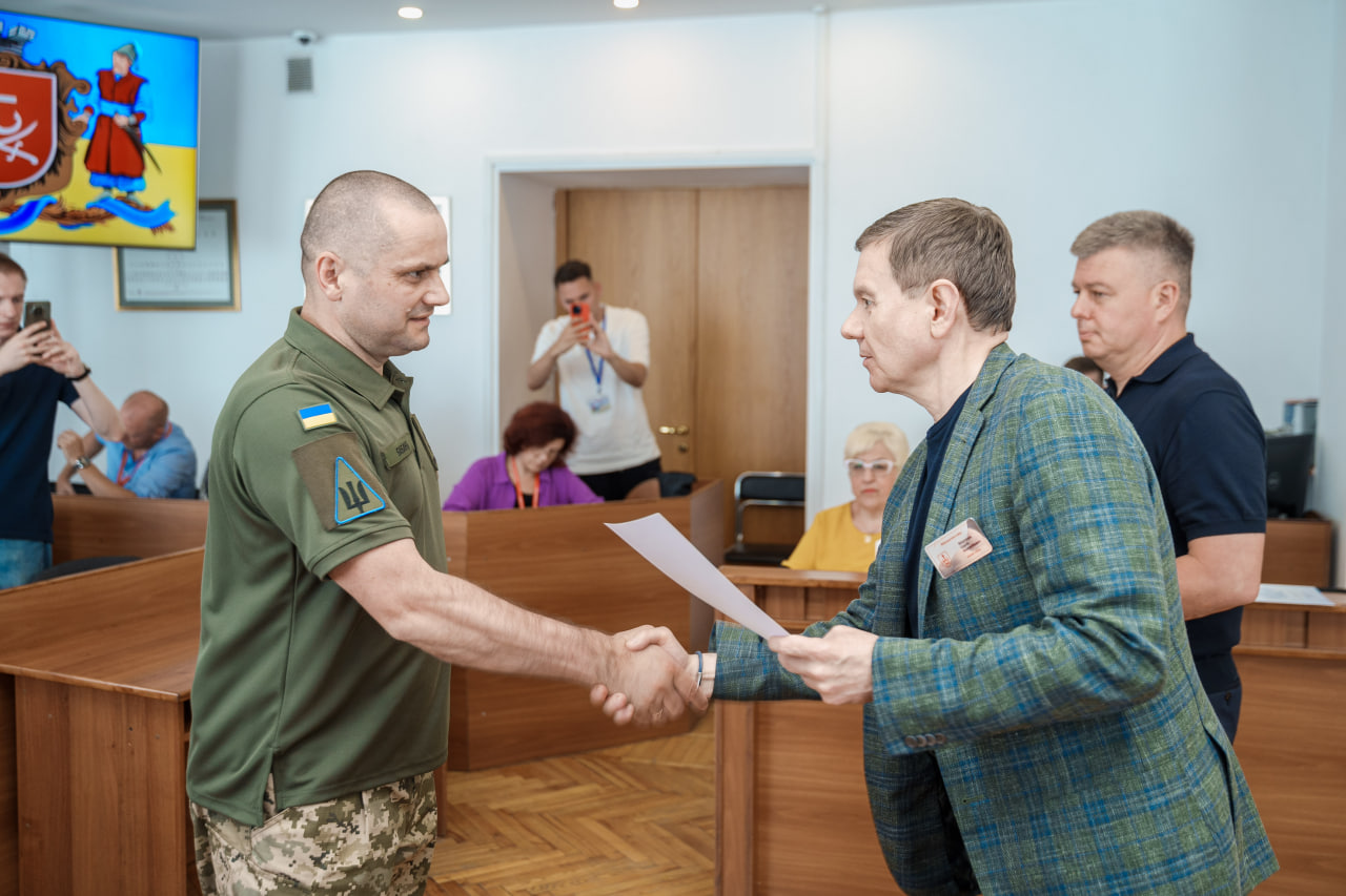 Новини Вінниці / У Вінниці відзначили військовослужбовців напередодні Дня Повітряних сил Збройних сил України
