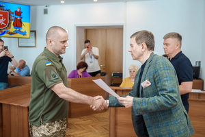 Новини Вінниці / У Вінниці відзначили військовослужбовців напередодні Дня Повітряних сил Збройних сил України