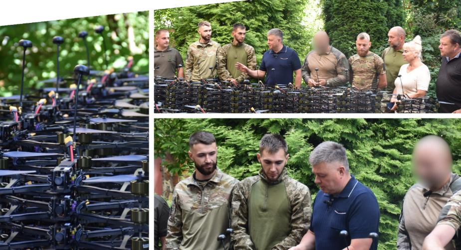 Новини Вінниці / «Чим більше дронів, тим більше врятованої піхоти»: Вінниця підсилила ще чотири військових формування