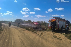 Новини Вінниці / На Вінниччині 15 серпня рятувальники ліквідували вісім пожеж