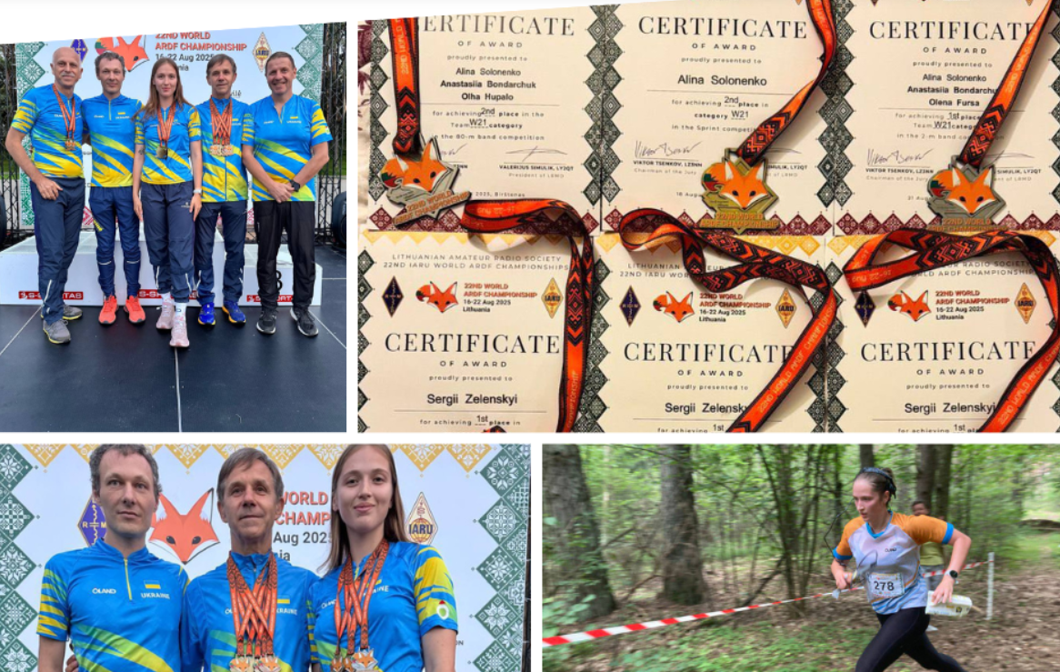 Новини Вінниці / Спортсмени з Вінниці здобули 10 нагород на чемпіонаті світу зі спортивної радіопеленгації