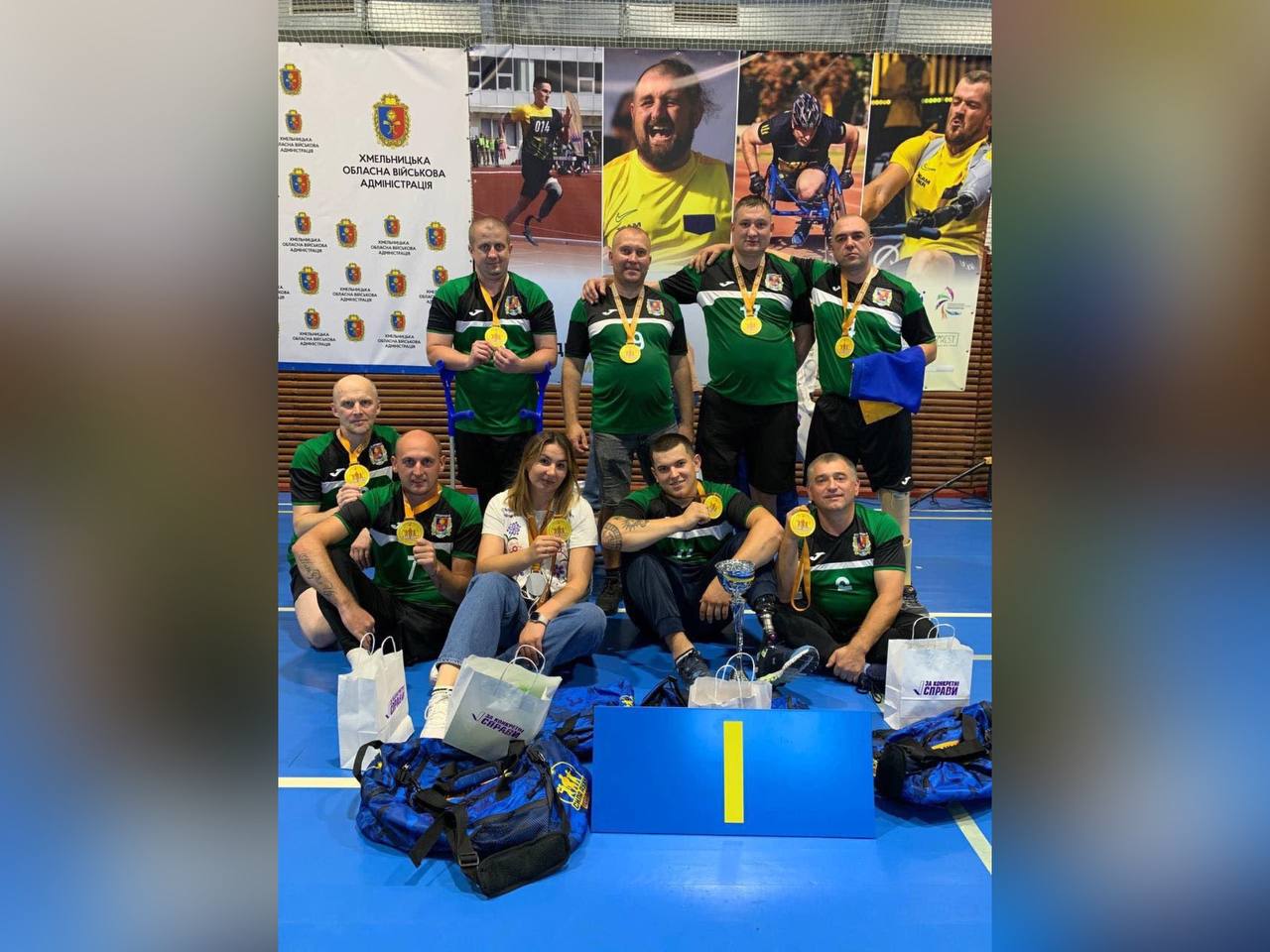 Новини Вінниці / Ветерани війни з Вінниччини вибороли «Золото» з волейболу сидячи  
