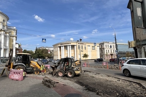 Новини Вінниці / Тактильні смуги та пониження: у Вінниці будують комфортні перехрестя для маломобільних груп