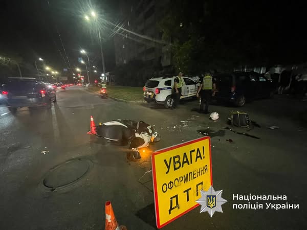 Новини Вінниці / У Вінниці в ДТП постраждав 17-річний водій скутера