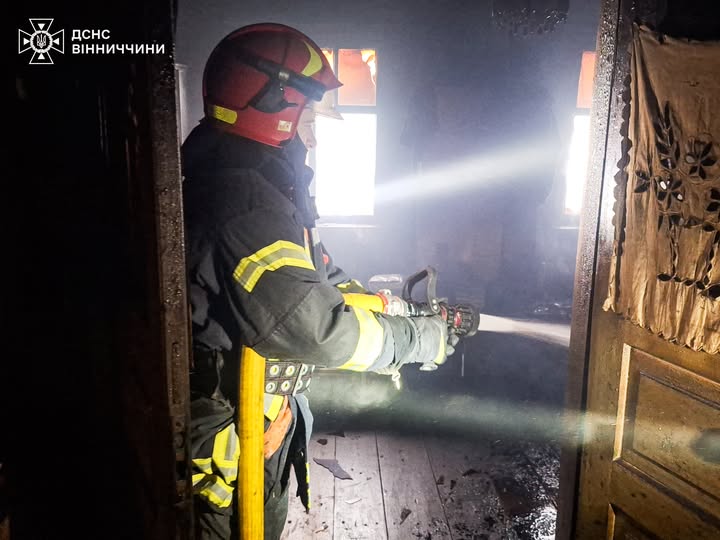 Новини Вінниці / На Вінниччині під час пожежі в будинку загинув чоловік