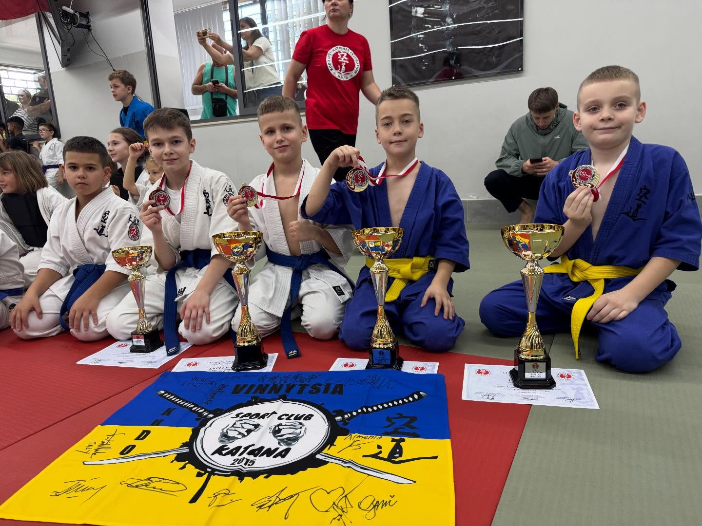 Новини Вінниці / Юні Вінницькі спортсмени вибороли призові місця на Європейському Кубку з KUDO 