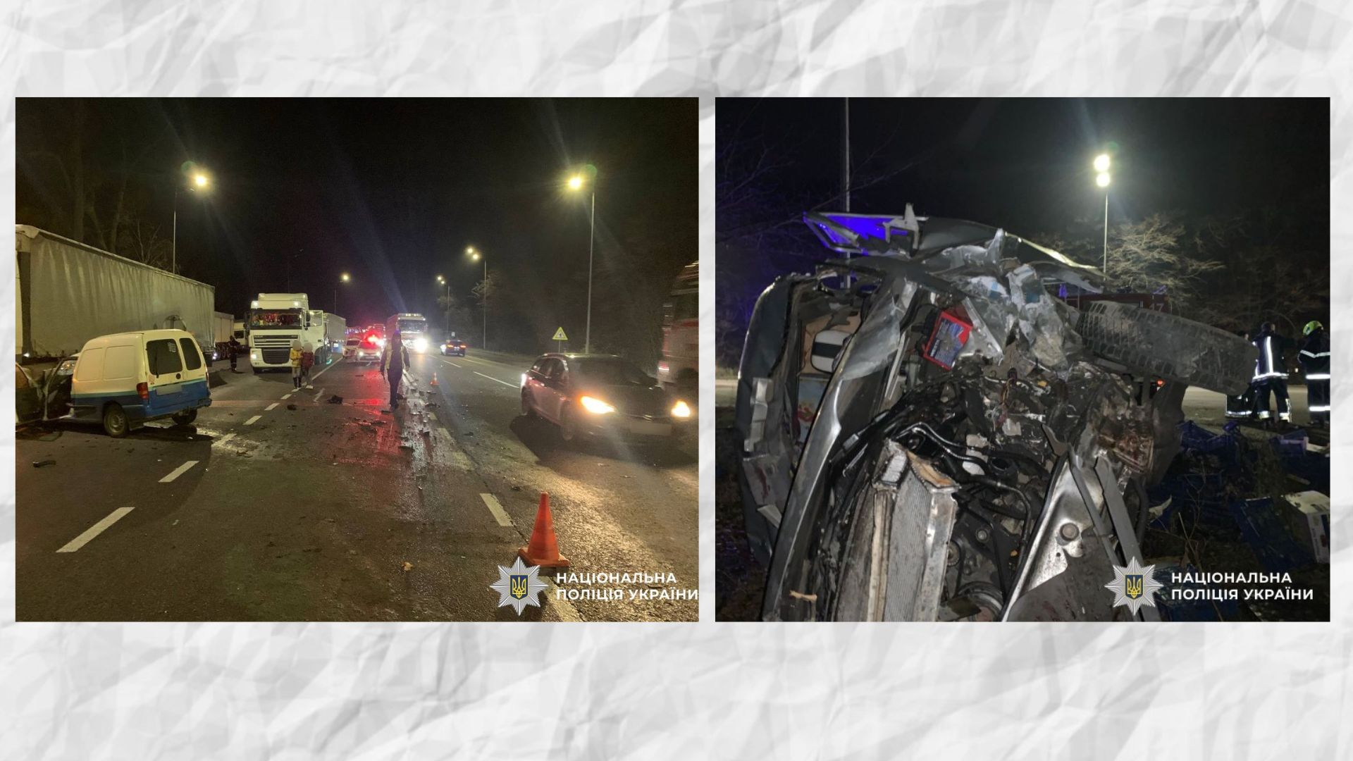 Смертельна ДТП на Вінниччині: під час зіткнення двох автомобілів загинула пасажирка мікроавтобуса / Новости Винницы и области / Інформаційний портал На Париже Новини Вінниці / Смертельна ДТП на Вінниччині: під час зіткнення двох автомобілів загинула пасажирка мікроавтобуса