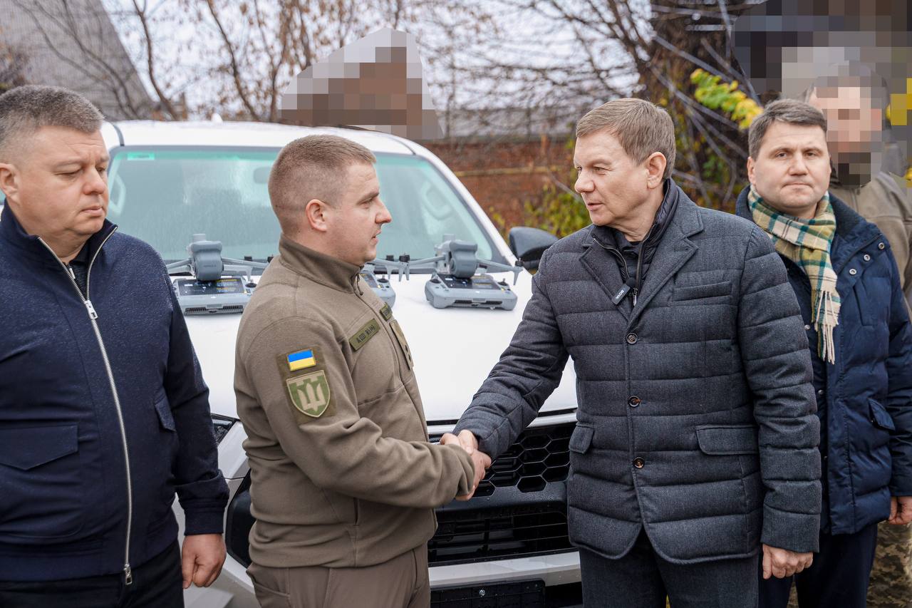 Новини Вінниці / Вінниця передала техніку та дрони бійцям ТрО, що перебувають на Лиманському напрямку