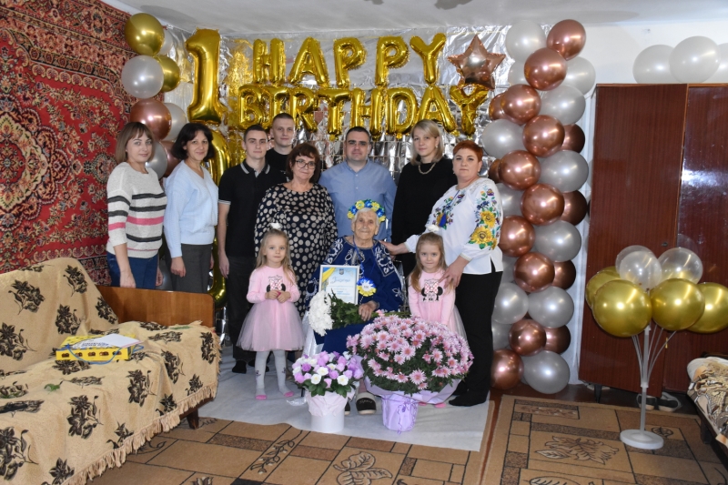 Новини Вінниці / Жителька Стрижавки Марія Бонюк відзначила своє світле 100-річчя
