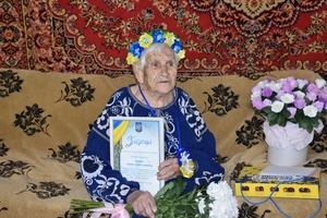 Новини Вінниці / Жителька Стрижавки Марія Бонюк відзначила своє світле 100-річчя