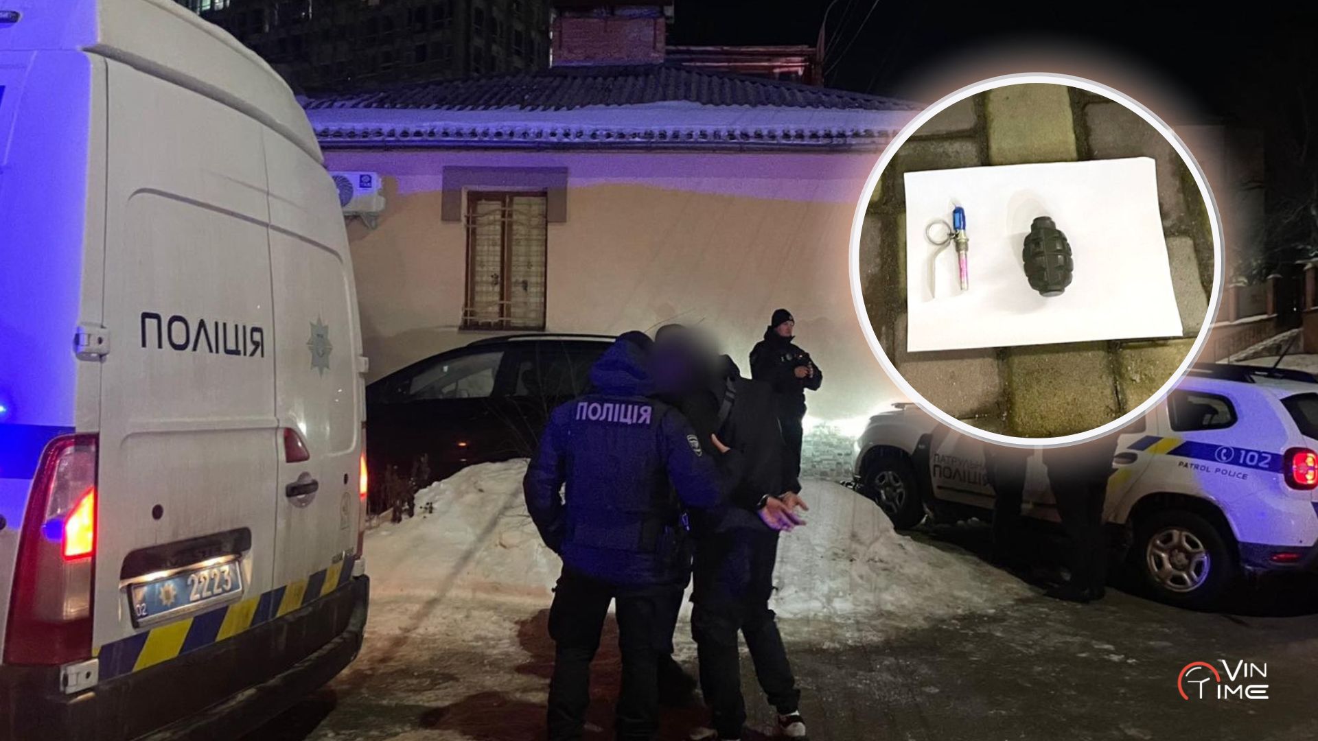 Новини Вінниці / У Вінниці затримали чоловіка, який приніс гранату до кафе та зберігав ще дві вдома