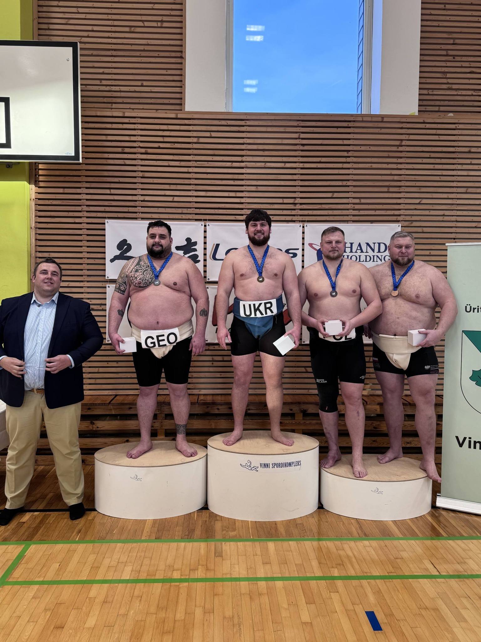 Вінницькі сумоїсти здобули два золото та три срібла на міжнародному турнірі в Естонії / Новости Винницы и области / Інформаційний портал На Париже Новини Вінниці / Вінницькі сумоїсти здобули два золото та три срібла на міжнародному турнірі в Естонії