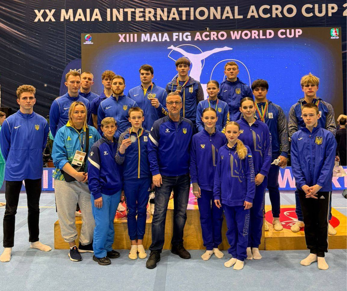 Новини Вінниці / Вінницькі акробати здобули «срібло» на етапі Кубка світу в Португалії